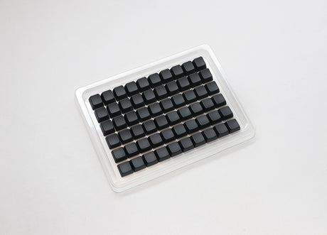 Ducky Blank - 132 Keycap Set - Cherry Profile - PBT - Black Ducky