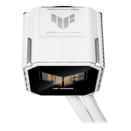 ASUS TUF Gaming LC III 360 ARGB LCD – pumpehus set ovenfra