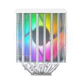 Montech NX600, dual tower, 6 HP CPU Cooler, ARGB, White Telon Technology Co Ltd (Montech)