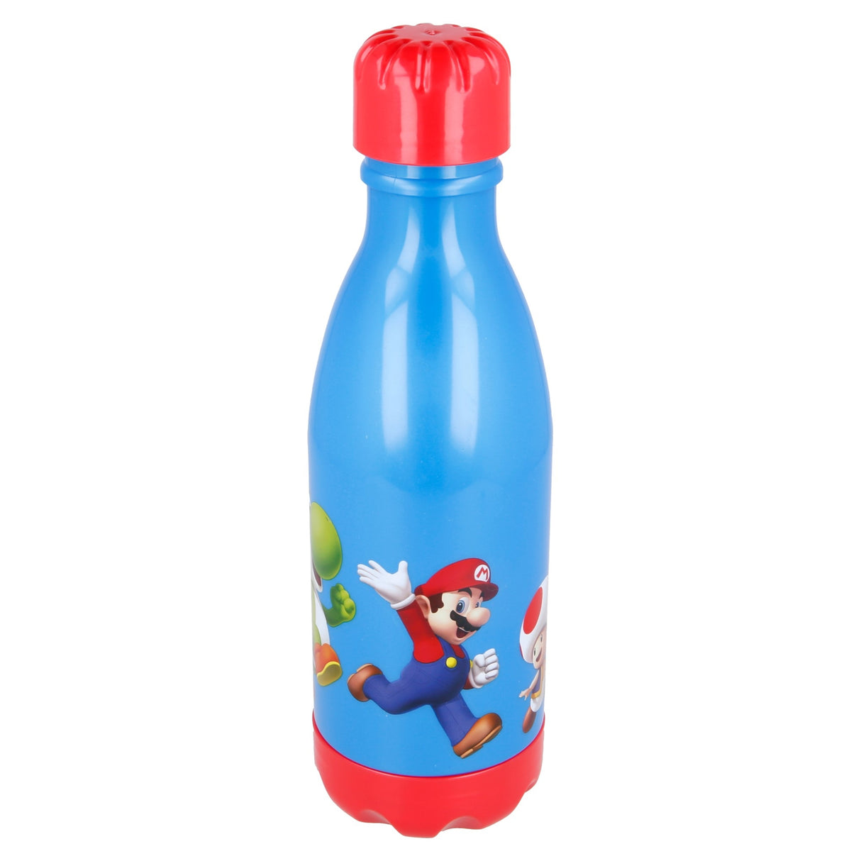 Super Mario - Plastik Vandflaske - Blå - 560 ML