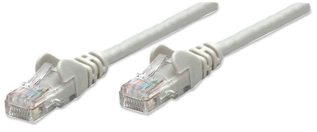 INTELLINET Patchkabel RJ45 U/UTP Cat6 3.00m Hebelschutz grau Intellinet