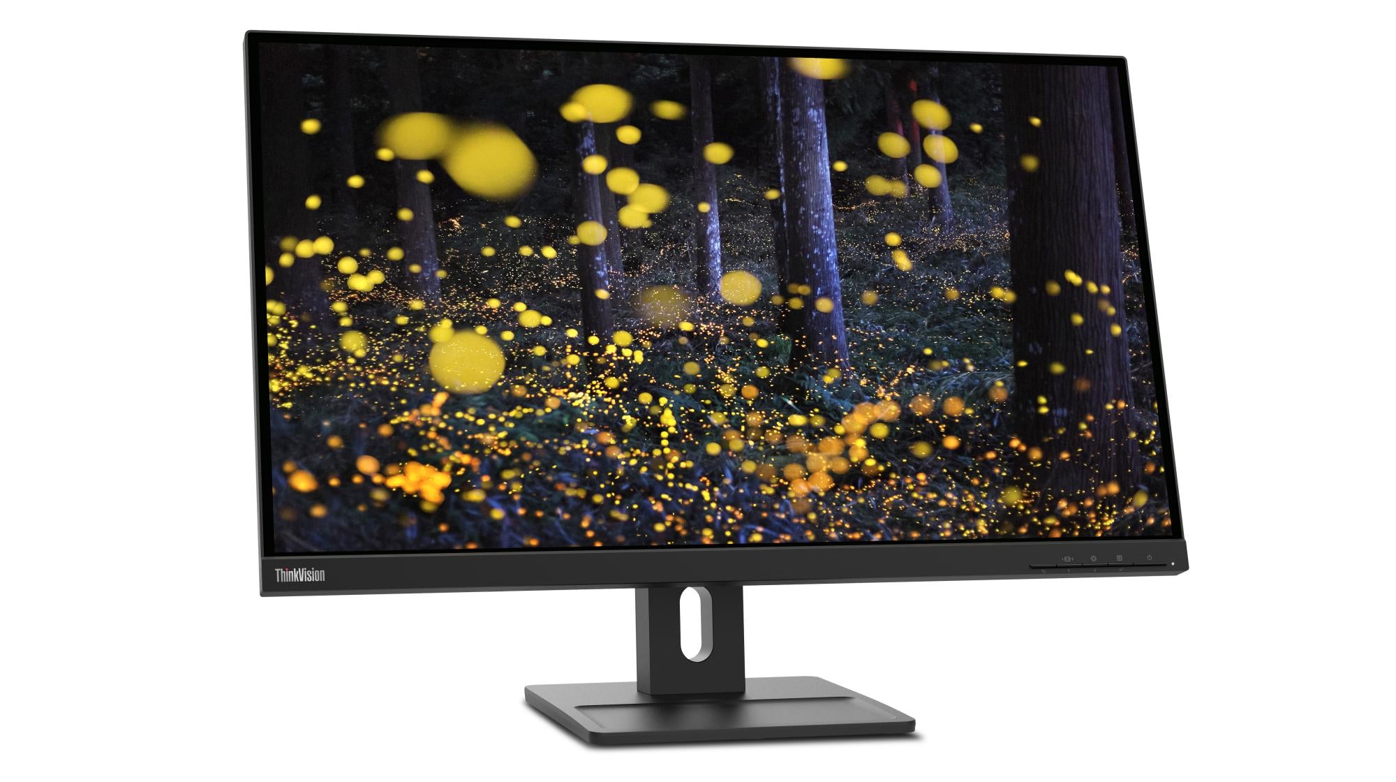 Lenovo ThinkVision E27q-20 27 2560 x 1440 (2K) HDMI DisplayPort 75Hz Pivot Skærm Lenovo