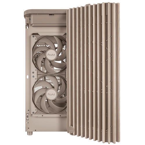 ASUS ProArt PA401 Wood Edition Beige - Tempered Glass Panel – nærbillede af produktets detaljer (vinkel 3)