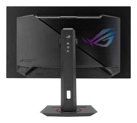 ASUS ROG Strix XG27ACDNG – 26,5" QD-OLED – 1440p – 360 Hz – skærm set bagfra