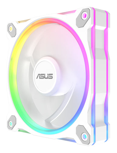 ASUS Prime MR120 ARGB Fan – kabinetblæser – Hvid