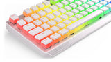 ENDORFY Thock TKL Pudding Onyx White Red Mekanisk Gaming Tastatur