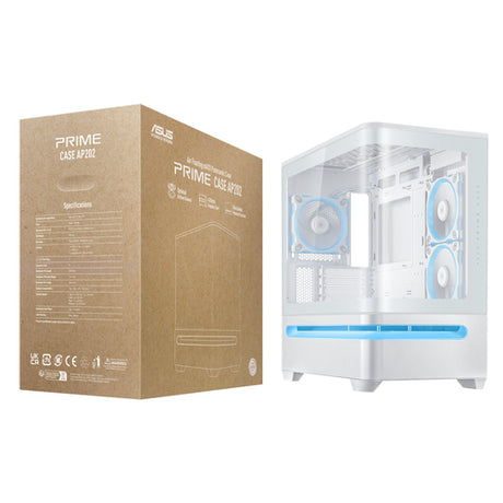 ASUS PRIME AP202 TG ARGB – kabinet og emballage