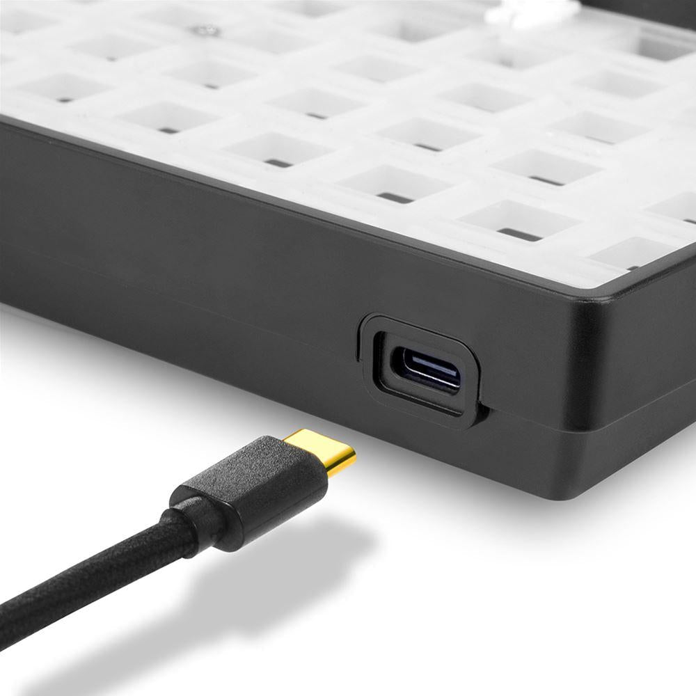 Sharkoon SKILLER SGK50 S3 Barebone Black 75% Hot-Swap RGB 1000Hz USB-C Mechanical Gaming Keyboard Sharkoon
