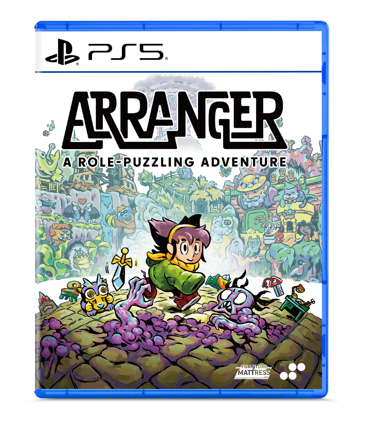 Arranger: A Role-Puzzling Adventure (Import) – PlayStation 5 – spilomslag