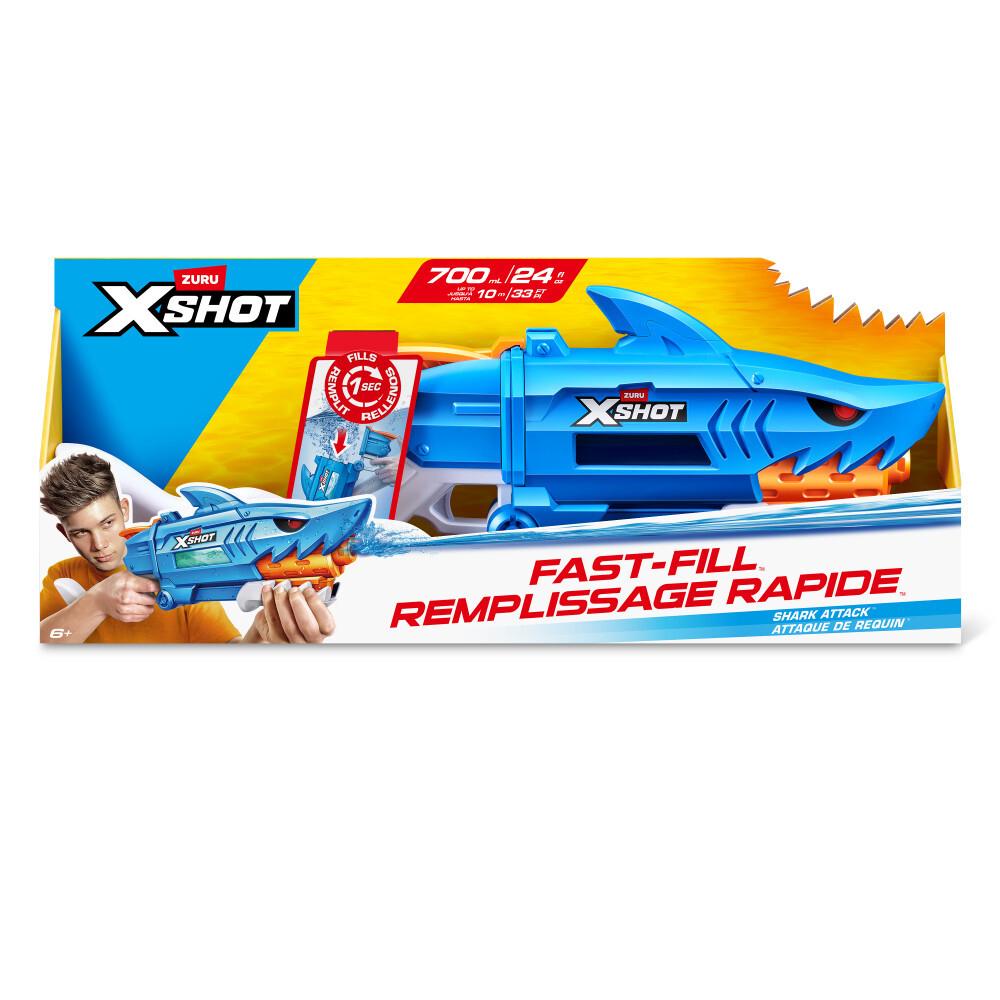 XSHOT - Shark Attack Fast-Fill Water Blaster (118195) X-Shot