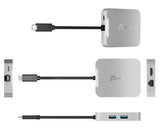 j5create JCD391-N – 4K60 USB-C multiport-adapter – Oversigt over sider og porte