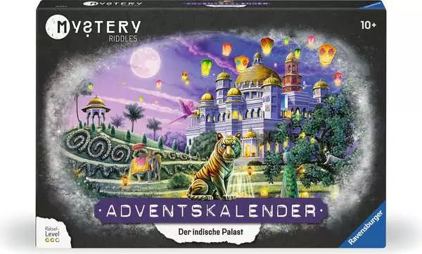 Ravensburger Mystery – Der indische Palast julekalender – tysk