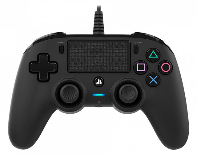 NACON Wired Compact Controller Sort Gamepad Til PS4 PC Geekd nacon-wired-compact-controller-sort-gamepad-til-ps4-pc-geekd