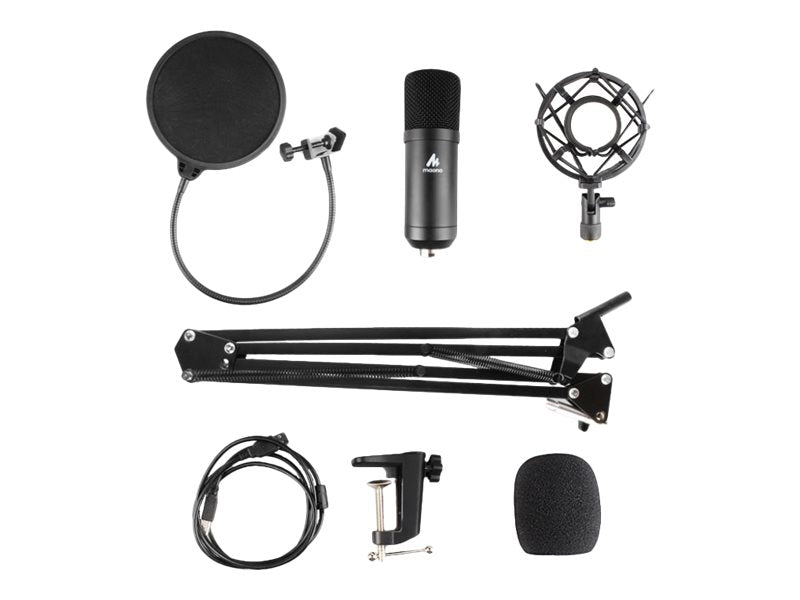 Maono Gaming microfon til streaming -38dB  Sort