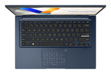 ASUS Vivobook 14 X1404VA-DISEB2213W – tastatur og arbejdsflade set ovenfra