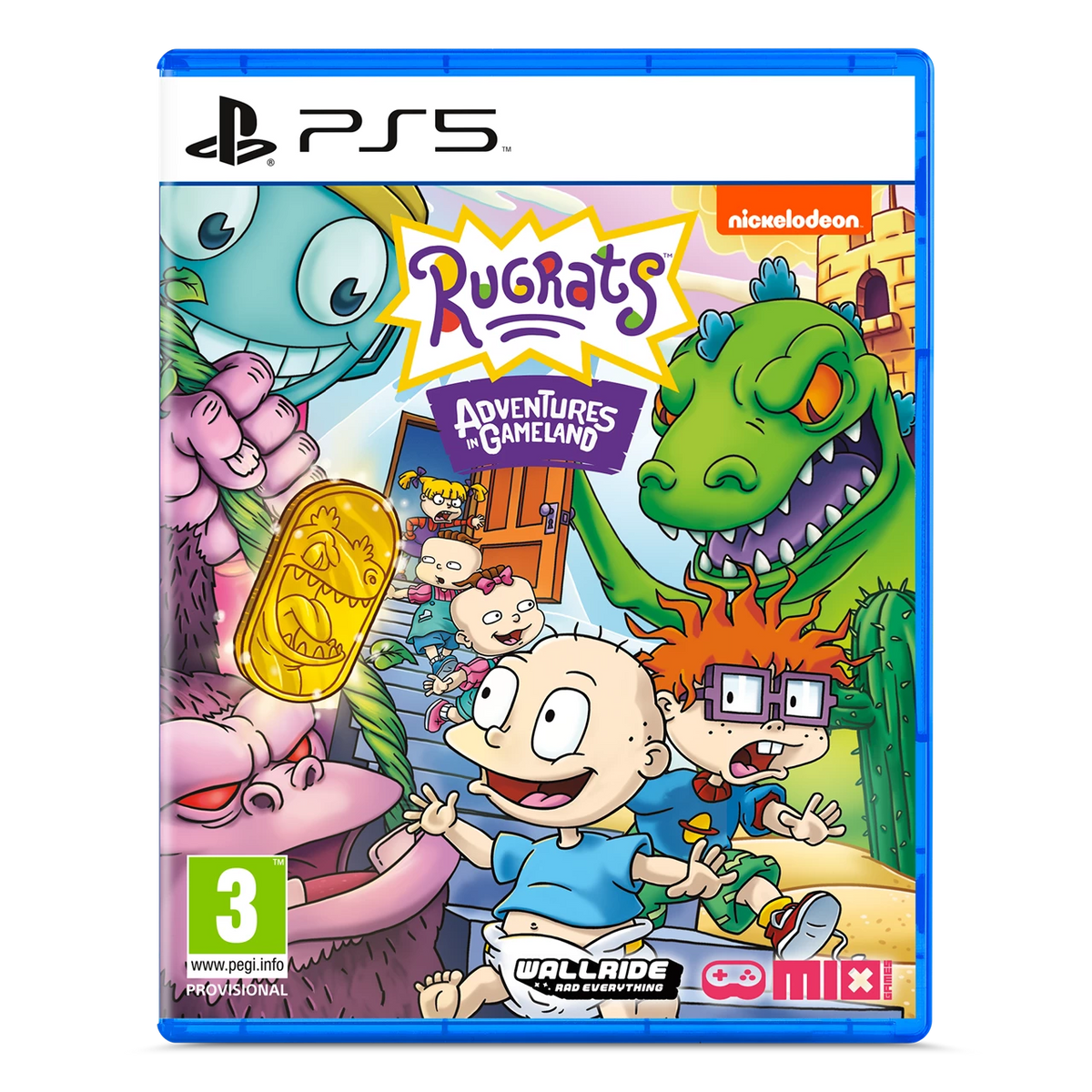 Rugrats - Adventures in Gameland – PlayStation 5 – spilomslag