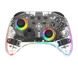 Wireless transparent Switch 2 controller with C-button, RGB deltaco_gaming