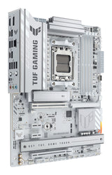 ASUS TUF Gaming B850-PRO WIFI7 W NEO – bundkort fra modsat skrå side