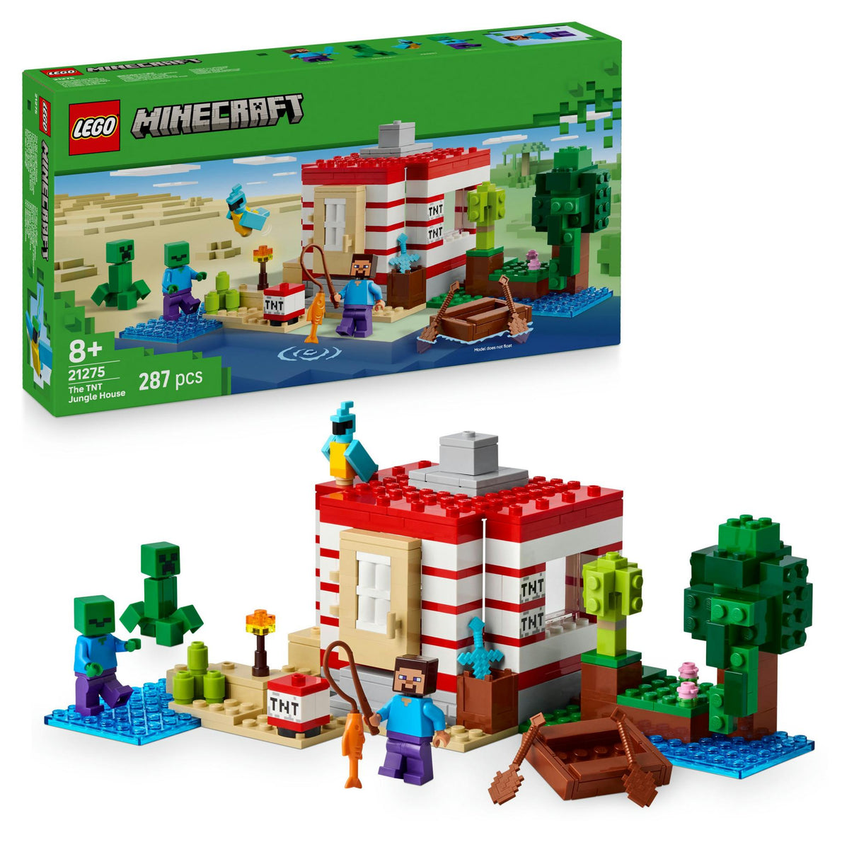 LEGO - Minecraft - The TNT Jungle House (21275) LEGO