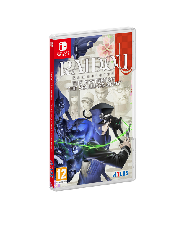 RAIDOU Remastered: The Mystery of the Soulless Army – Nintendo Switch-emballage