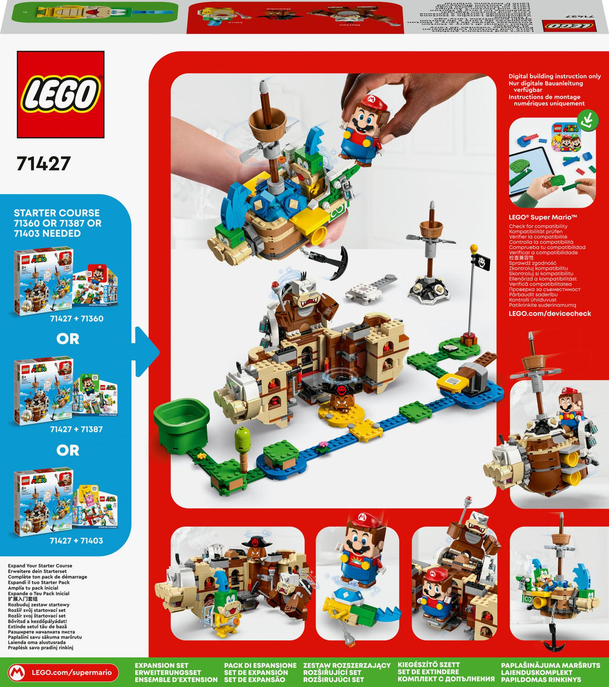 LEGO Super Mario - Larry's and Morton’s Airships Expansion Set (71427.) LEGO