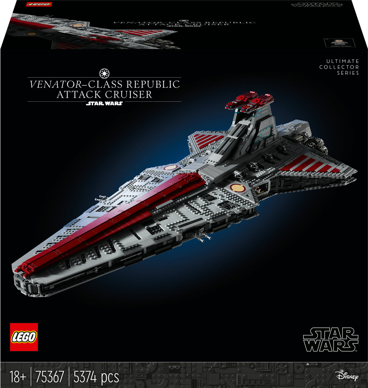 LEGO 75367 Star Wars Republic Venator Class Attack Cruiser Construction Toy LEGO