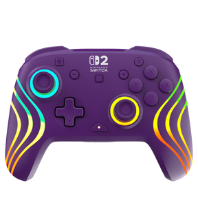 Turtle Beach Afterglow Wave Wireless – Switch, lilla – Lilla controller med RGB-lys