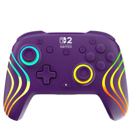 Turtle Beach Afterglow Wave Wireless – Switch, lilla – Lilla controller med RGB-lys