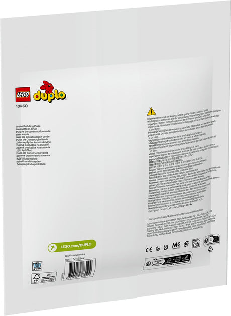 LEGO 10460 DUPLO building plate in green