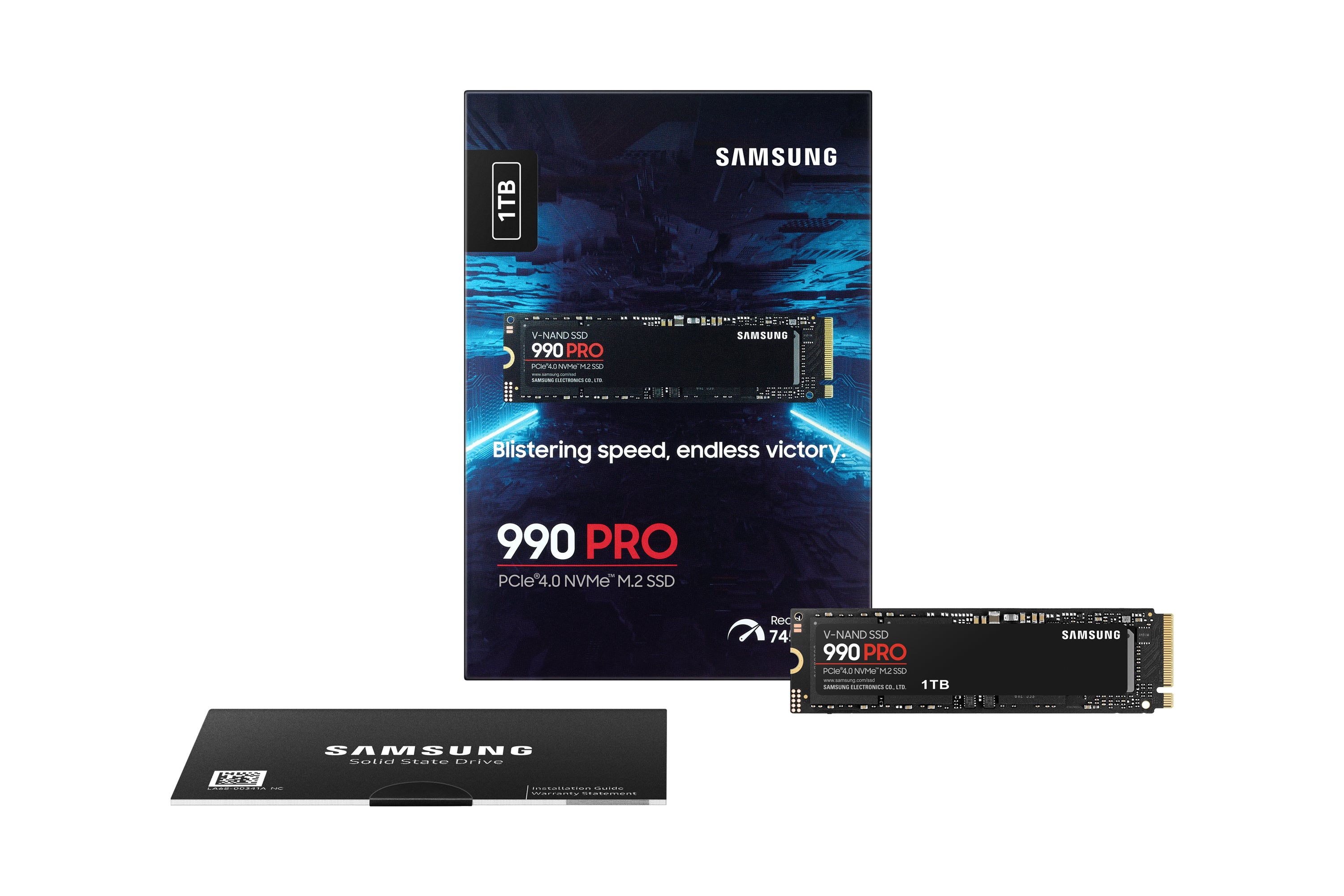 Samsung 990 PRO Solid state-drev MZ-V9P1T0BW 1TB M.2 PCI Express 4.0 x4 (NVMe) Samsung