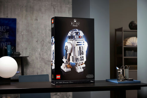 LEGO 75308 Star Wars R2-D2 Buildable Lightsaber Figure Construction Toy (Adult Set) Lego