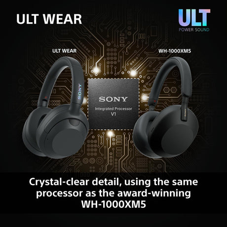 Sony ULT Wear – trådløse hovedtelefoner med støjreduktion – sort – produktdetalje 5