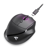 Sharkoon OfficePal M25W trådløs mus – sort, 4.000 DPI, USB-C – billede 5