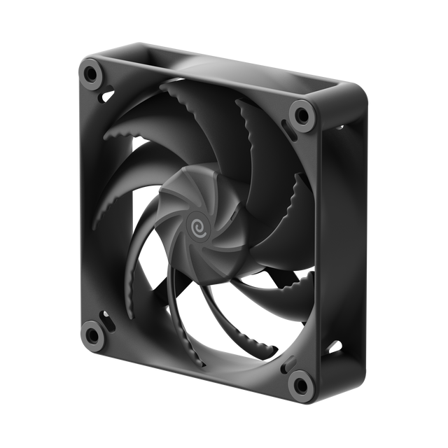 HAVN H12 – Sort 120 mm performance blæser med høj luftgennemstrømning HAVN
