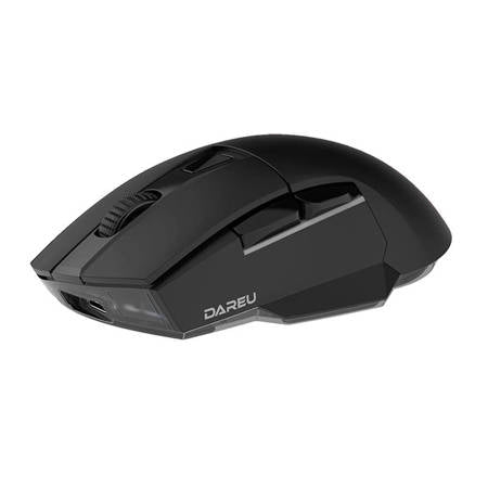 Trådløs gaming mouse + charging dock Dareu A955 RGB 400-12000 DPI (sort) Dareu