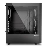 Sharkoon RGB WAVE, pc case (black, tempered glass side panel) Sharkoon