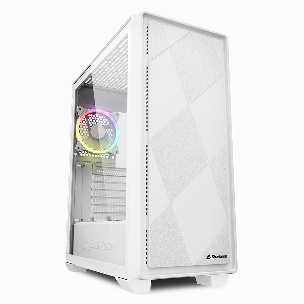 Sharkoon VS8 RGB , tower case (white, tempered glass) Sharkoon