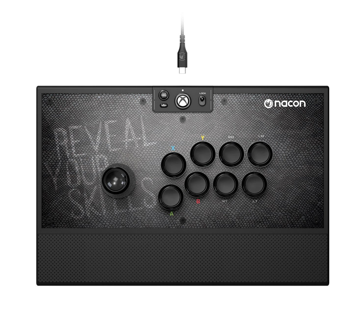 NACON DAIJA Arcade Stick Sort USB speciel PC, Xbox One, Xbox Series S, Xbox Series X NACON