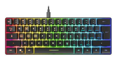 Speedlink LETOS 60% RGB-gamingtastatur – US-layout – sort