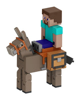 MINECRAFT CORE FIGURE 2-PACK - Steve & Donkey Minecraft