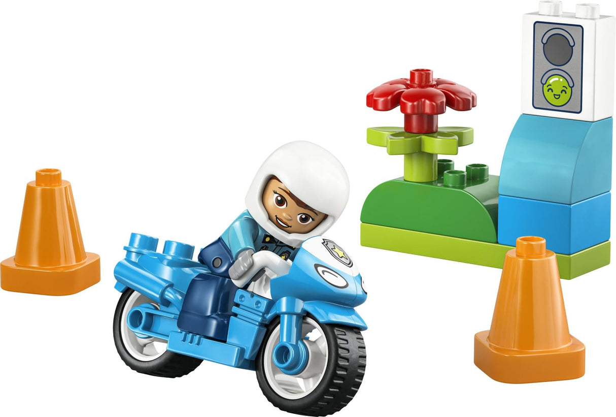 LEGO - DUPLO Town - Blue Police Motorcycle (10471) LEGO