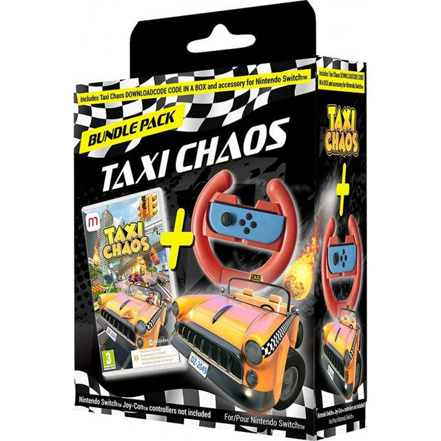 Taxi Chaos Bundle (Code in a box) – Nintendo Switch-emballage