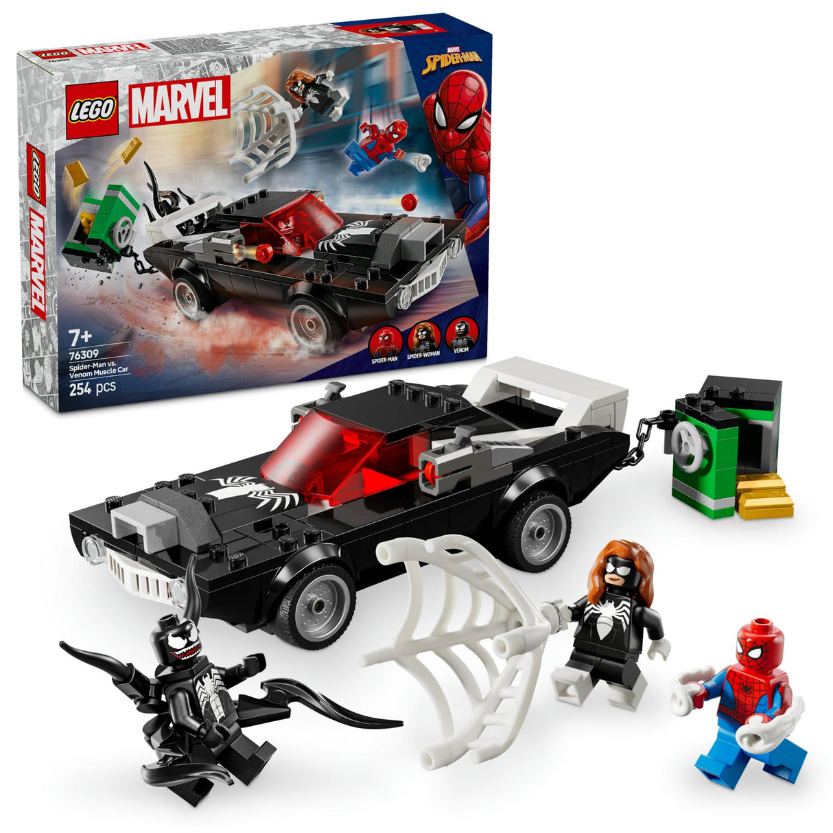 LEGO 76309 Marvel Super Heroes Spider-Man vs. Venom Muscle Car LEGO