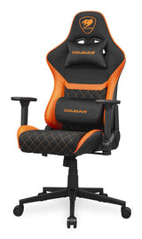COUGAR Armor One V2 F, PVC/stof, sort/Orange gamingstol – produktdetalje