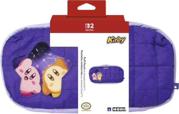 HORI Puff Pouch til Nintendo Switch 2 (Kirby and Waddle Dee) – lilla – mellemstørrelse