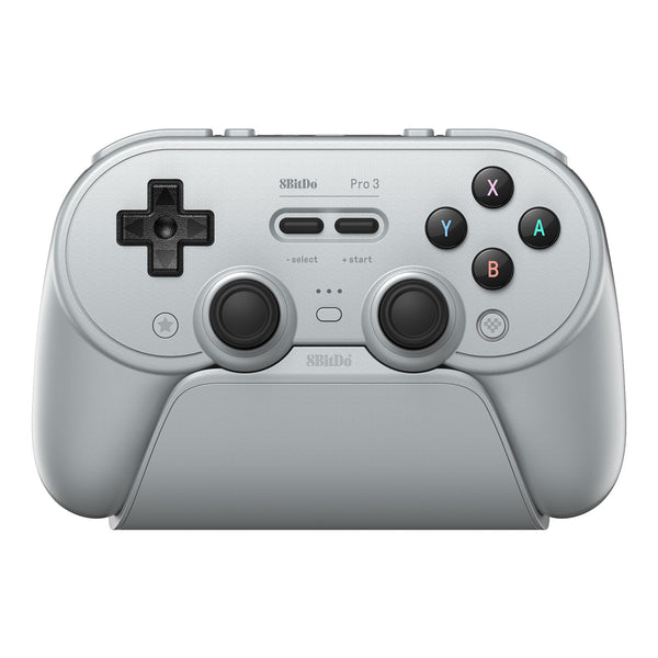 8BitDo Pro 3 Bluetooth – Gray-controller med dock