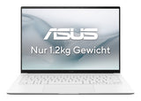 ASUS Zenbook S14 UX5406AA-SU236W Copilot+ PC – set forfra; tastaturlayout illustrativt