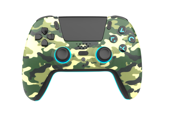Freaks and Geeks Bluetooth-controller til PS5 – Green Camo