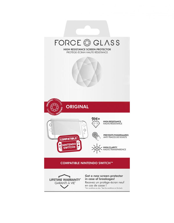 Bigben Force Glass skærmbeskyttelse til Nintendo Switch