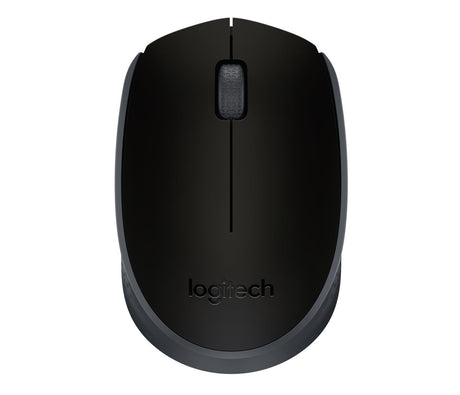 Logitech - M171 RF Wireless Optical 1000DPI Ambidextrous Black